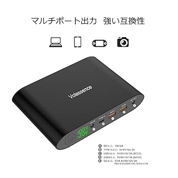 Volessence ポータブル電源 50000mAh大容量 急速充電 20V Amazon.com: Volessence 50000mAh Power Bank for Laptop, High